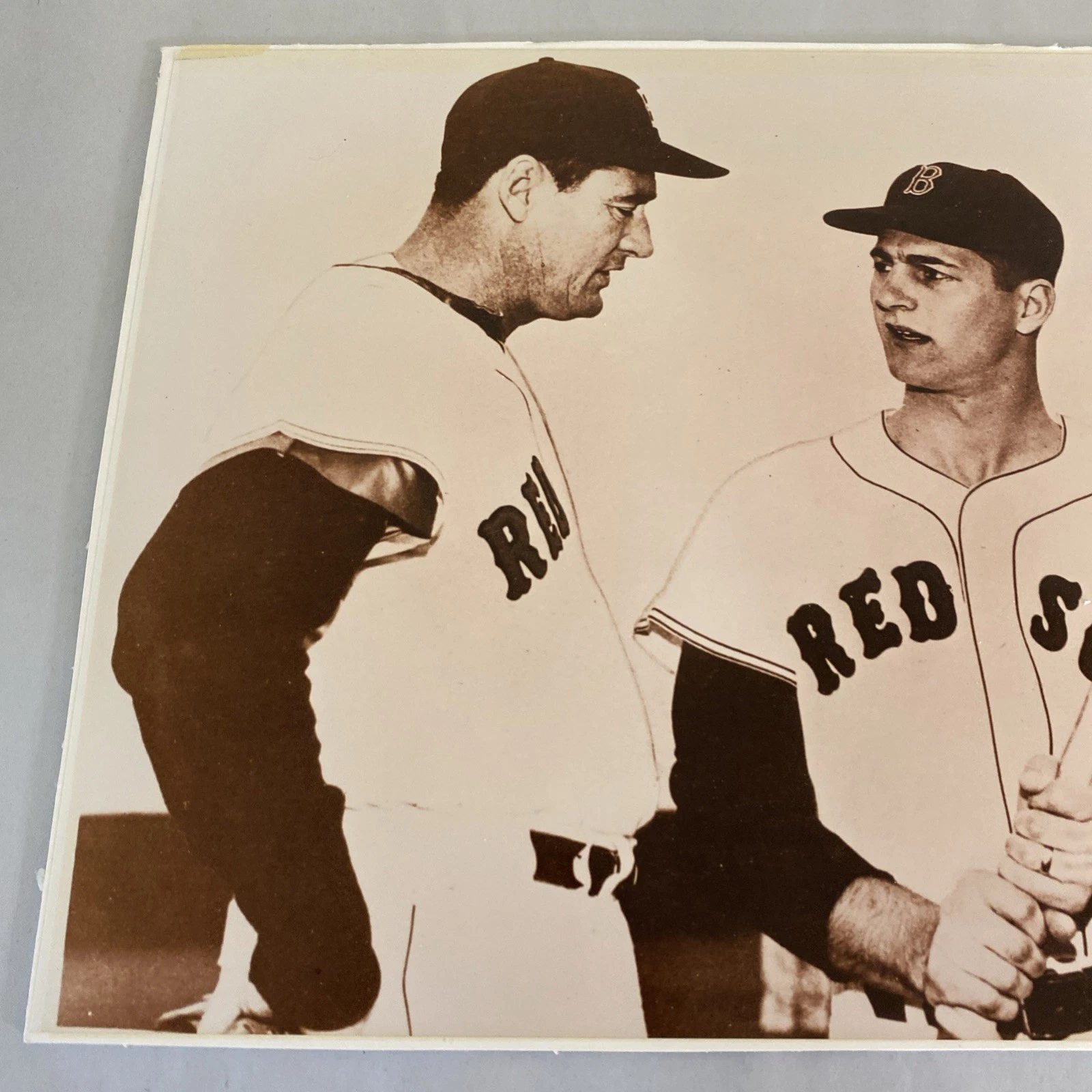 Ted Williams & Carl Yastrzemski 1961 Photo – Vintage Collection 14x11 w/ COA HOF - Image 2