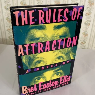 Rules of Attraction Bret Easton Ellis 1987 HC Simon & Schuster True 1st Edition