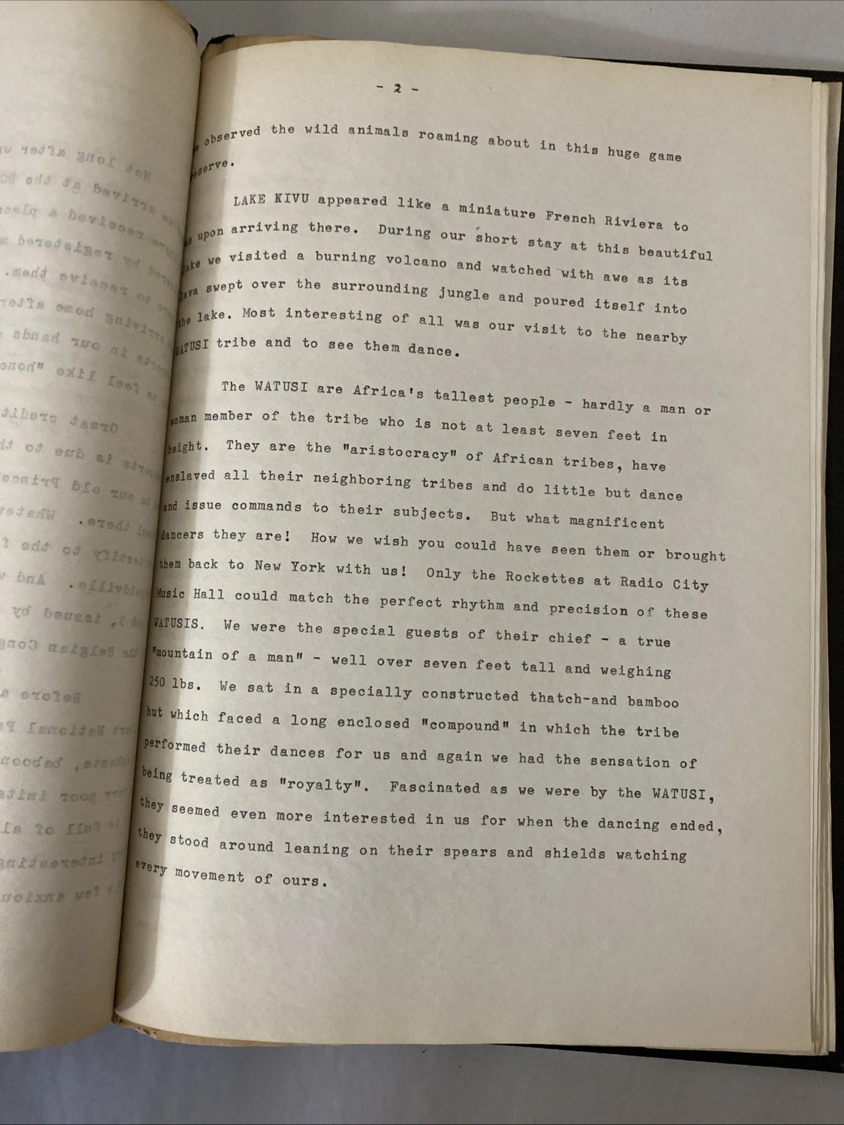 1949 Congo Uganda S Africa Travel Letters 38pp Putnam's Camp Schaefer Typed Rare - Image 11