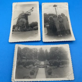1948 Bridgehampton Minden Snapshots w/ Beebe Windmill, Garden & Family, Set of 3