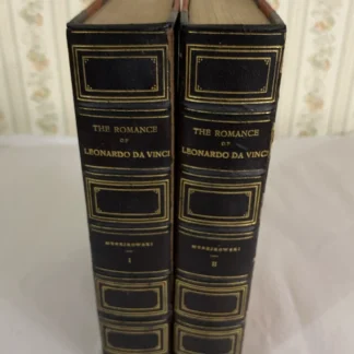Romance of Leonardo da Vinci Merejkowski Putnam 2 Vol Set w/ 66 Illustrations HC