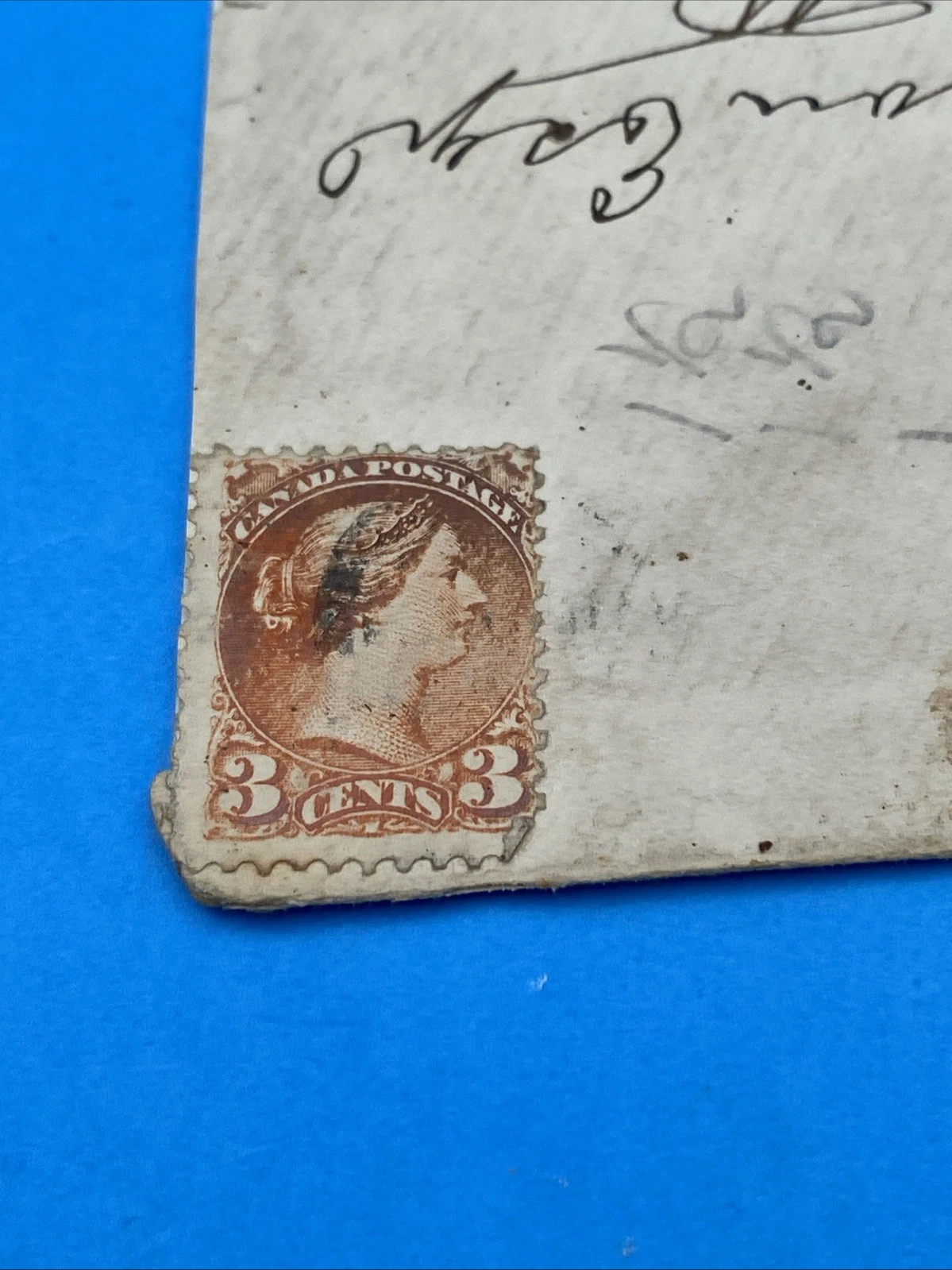 1881 Canada 3c Small Queen Cover Dunham to NH Due Enclosure - Image 4