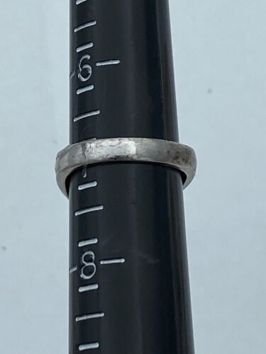 OLM (Our Lady of Mercy) 925 Sterling Silver Vintage Veritas School Ring Size 8 - Image 8