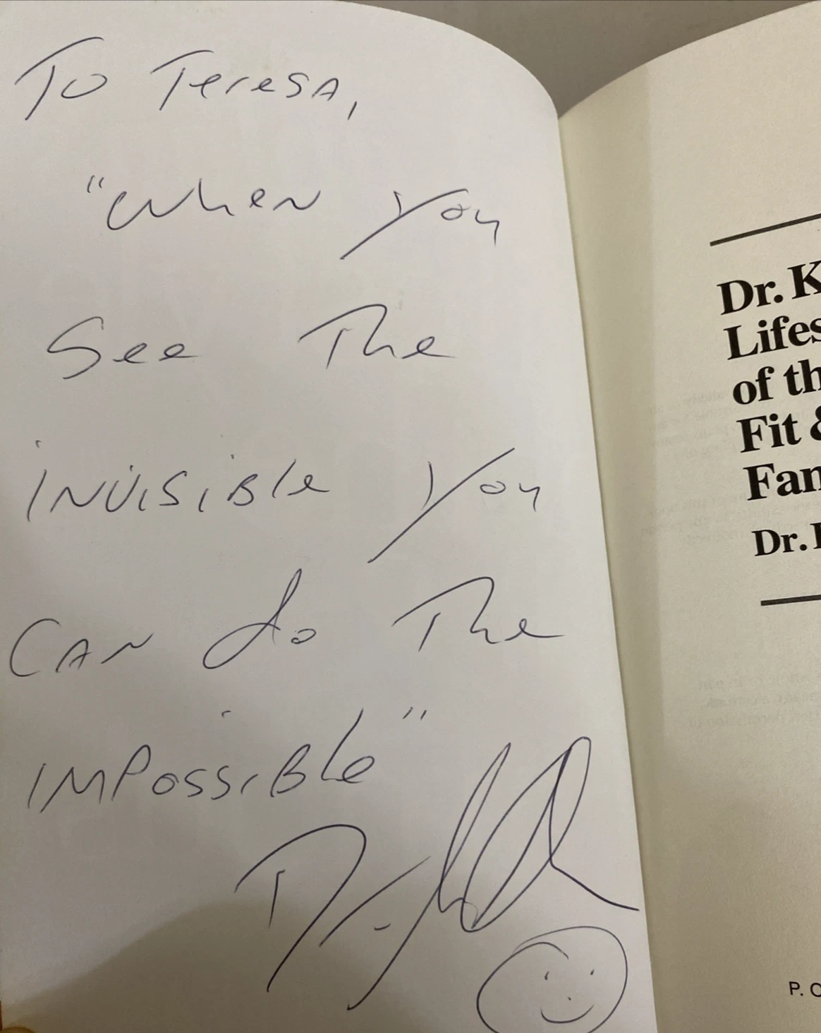 Signed Dr. Kaplan's Lifestyle of the Fit & Famous 1998 1st Trade Paperback - Image 4