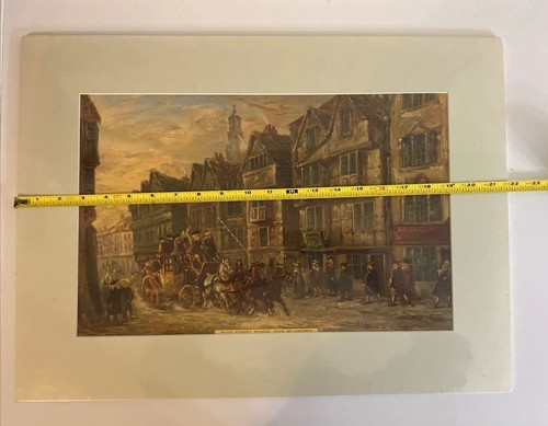 UK England London Wych Street Strand Days of Hogarth Vintage Sealed Print - Image 9