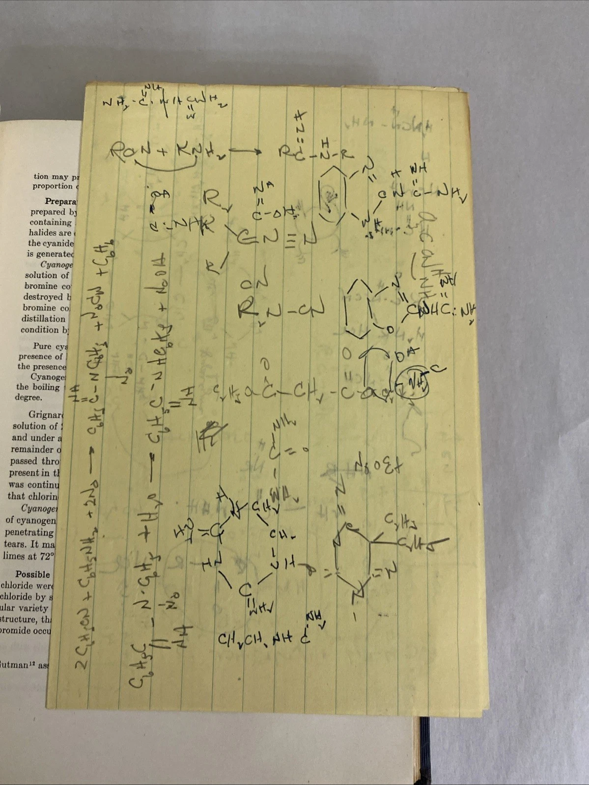 1947 ACS Monograph 105 Organic Cyanogen Comps Migrdichian Tuthill BNL w Ephemera - Image 10