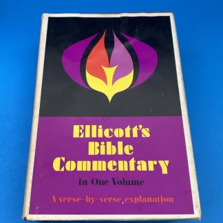 1971 Ellicott's Bible Commentary In One Volume Zondervan HC DJ Christian Studies