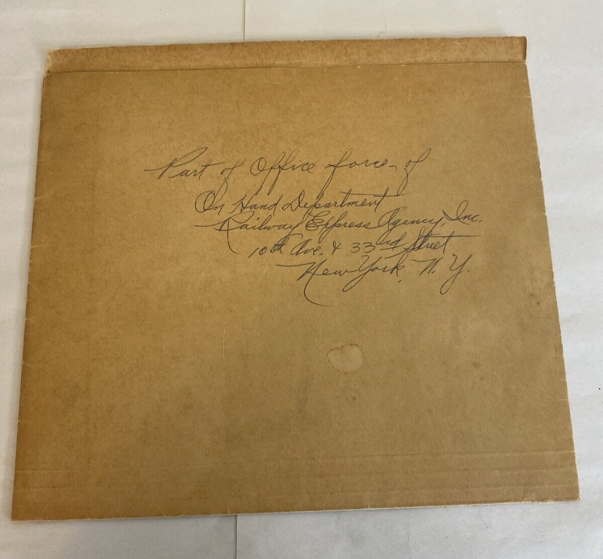 Vintage American Railway Express Agency Department Photo New York City - Image 2