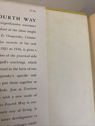 The Fourth Way - P.D.Ouspensky- 1968- 4th printing - Image 2