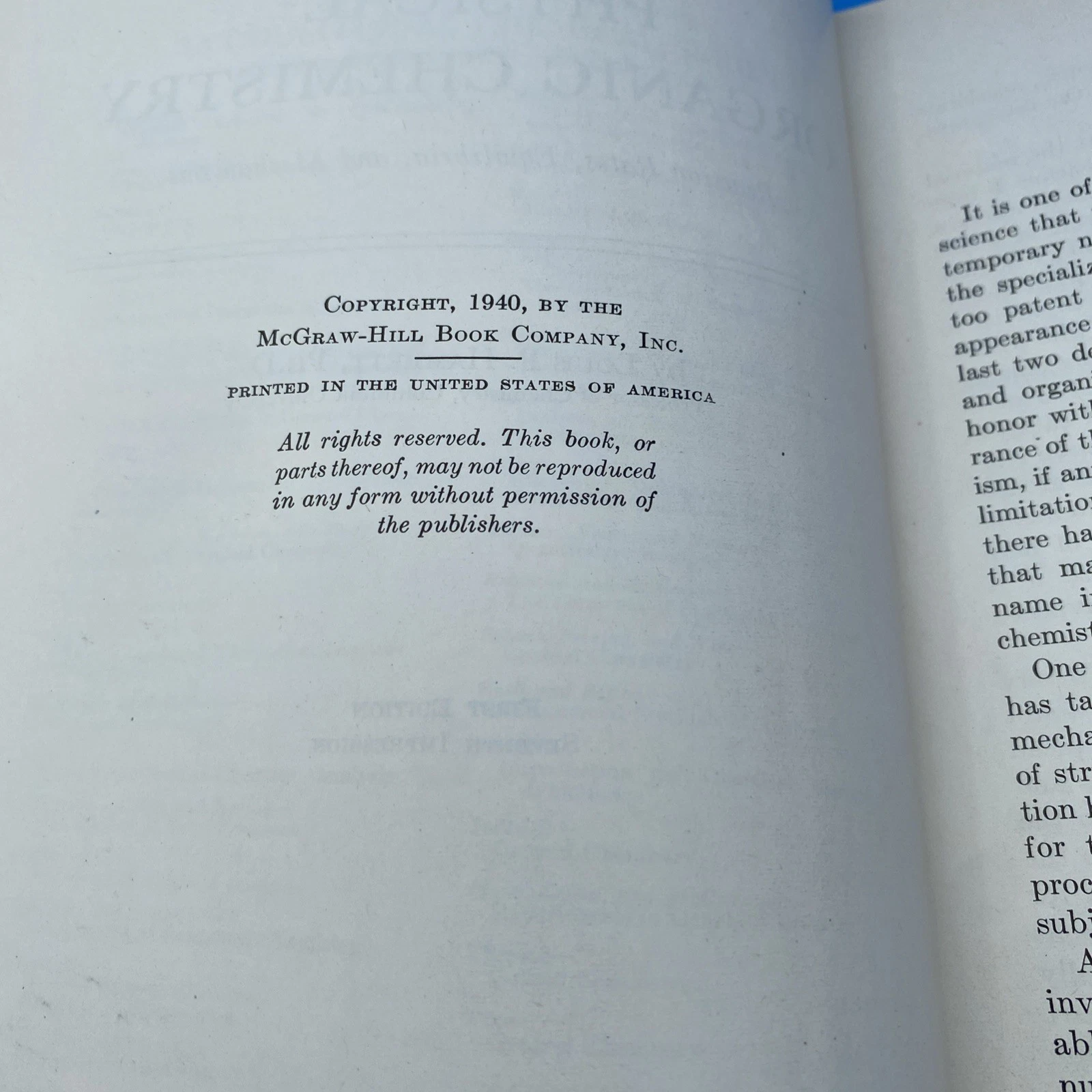 1940 Hammett Physical Organic Chemistry 7th Impression Tuthill Polytechnic Notes - Image 5