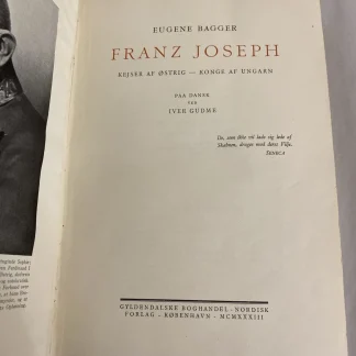 1933 Franz Joseph Emperor Austria Hungary Bagger Danish Bio Half-Leather Rebound