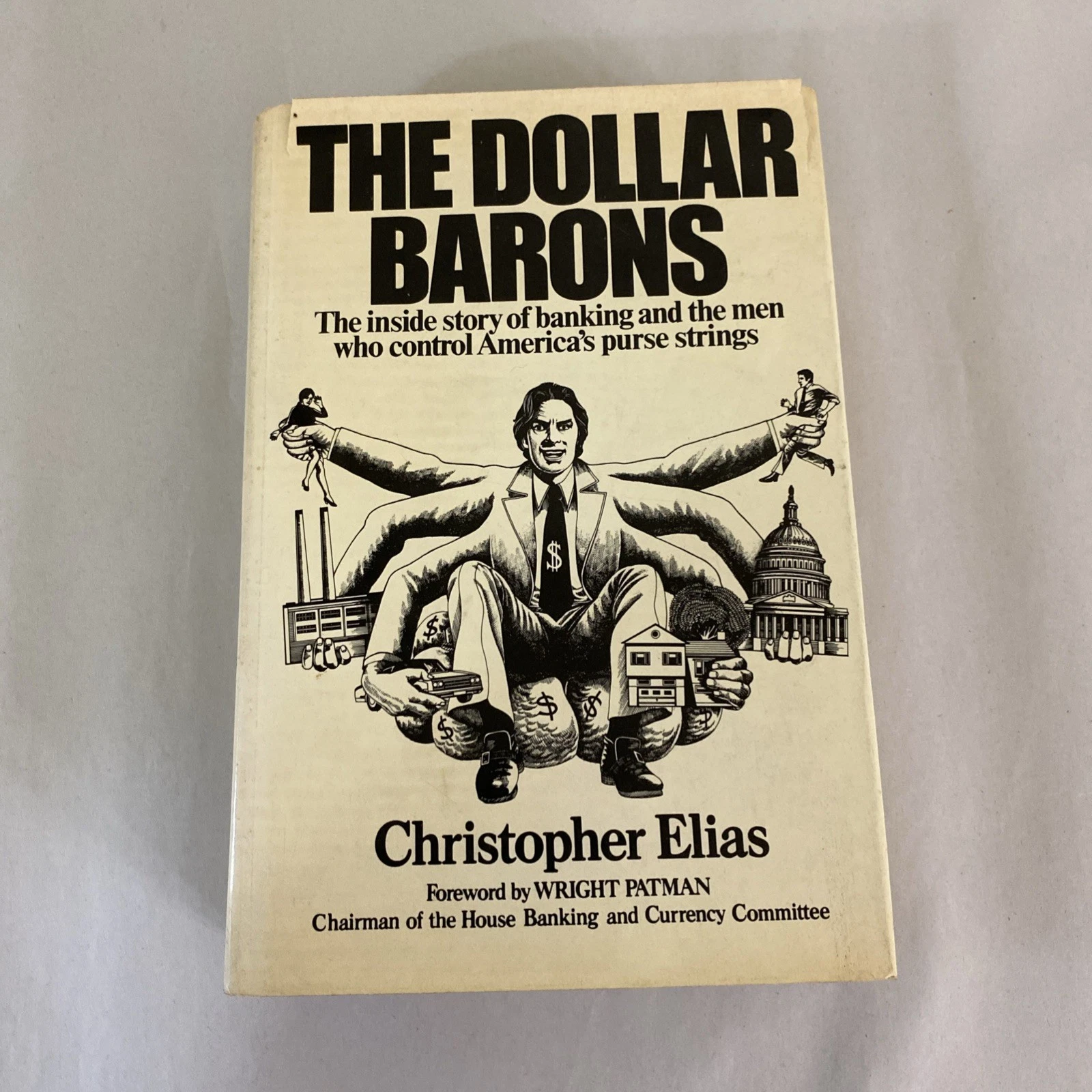 The Dollar Barons HB/DJ 1973 First Printing by Christopher Elias Banking 1st/1st - Image 2