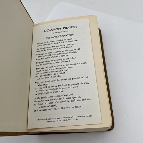 PRAYER OF CHRISTIANS Catholic Book Publishing Company 1971 - Image 7