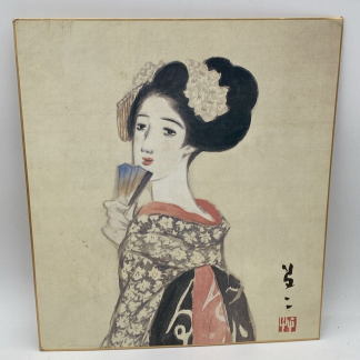 Yumeji Takehisa's "Dancing Girl" (舞姫) - Vintage Artwork