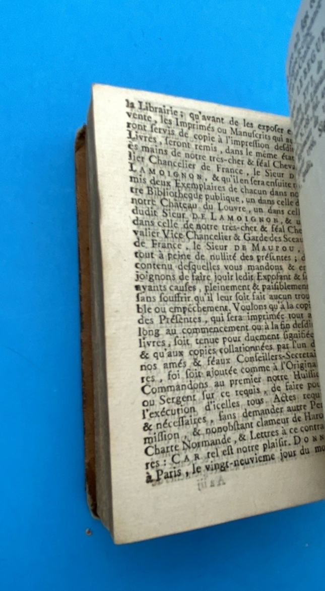 1770 Semaine Sainte Missal – Latin Poitiers Liturgy, Leather, Royal Privilege - Image 12