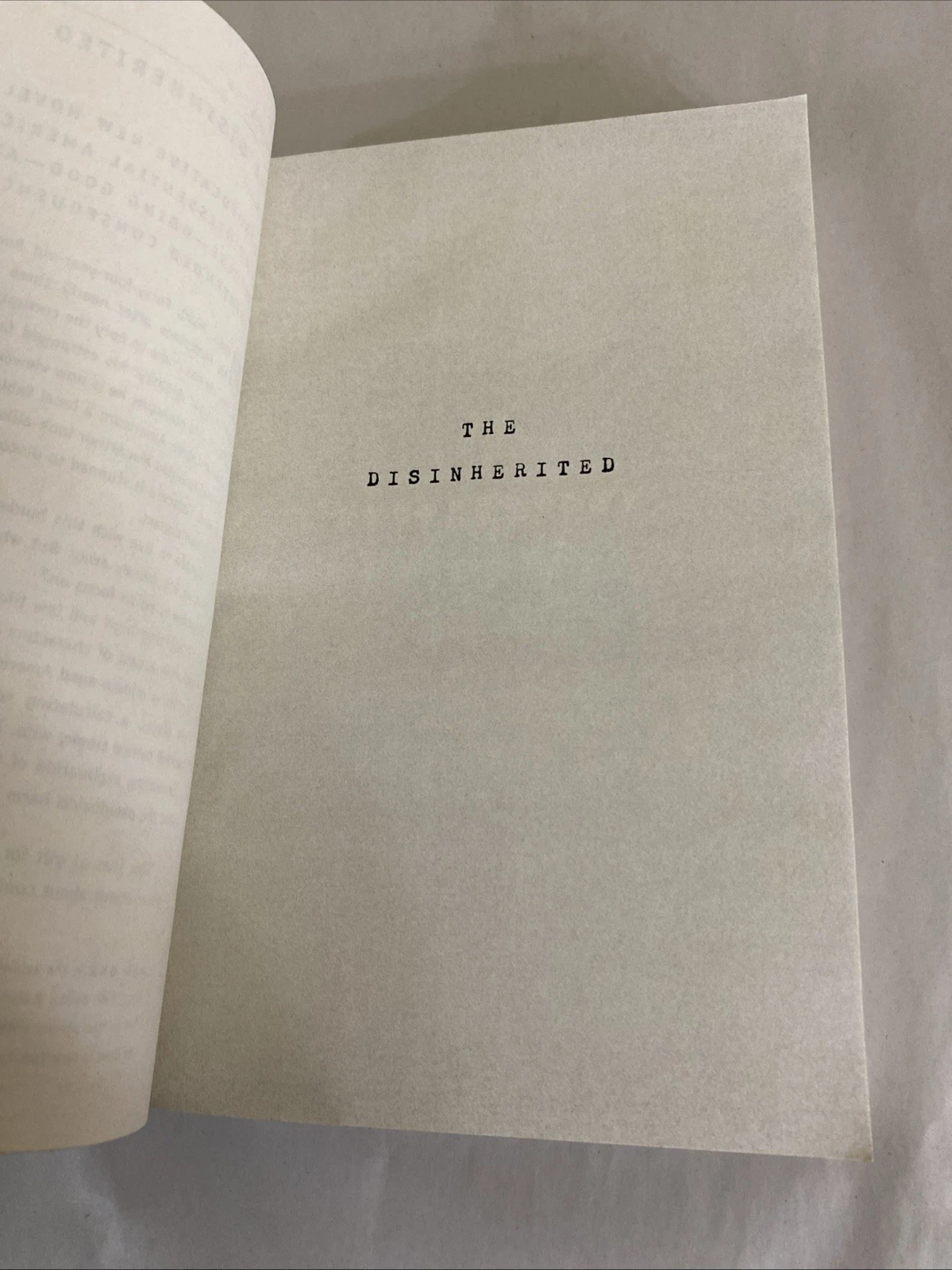 The Disinherited Han Ong Uncorrected Proof Advance Reading Copy Not for Sale FSG - Image 4