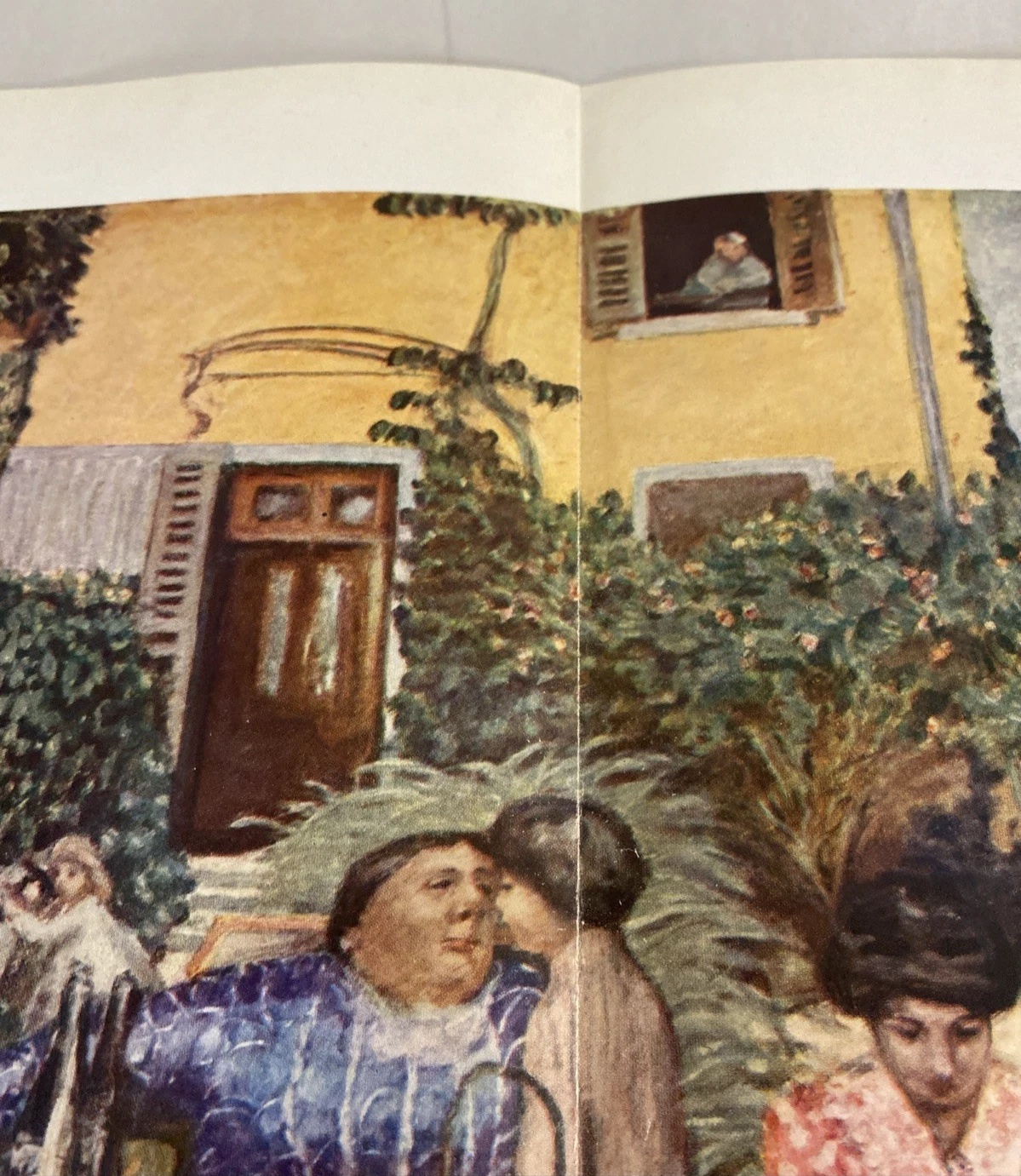 1939 Verve Bonnard La Famille Terrasse color gravure bifolio w/ Braccelli & Goya - Image 6