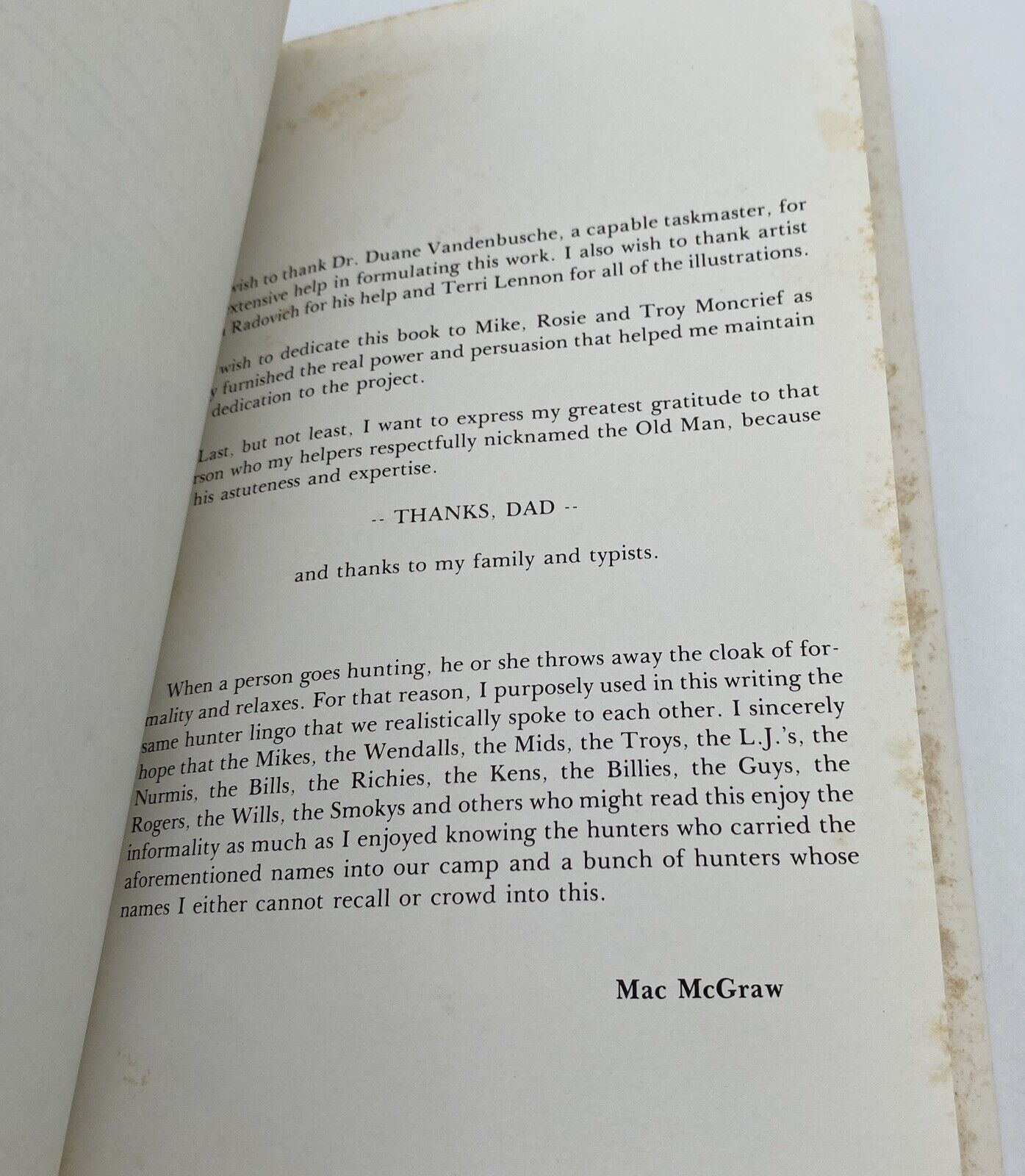 Hunters attract flies-- fishermen do too! Hardcover – 1985 - Signed 1st Edition - Image 4