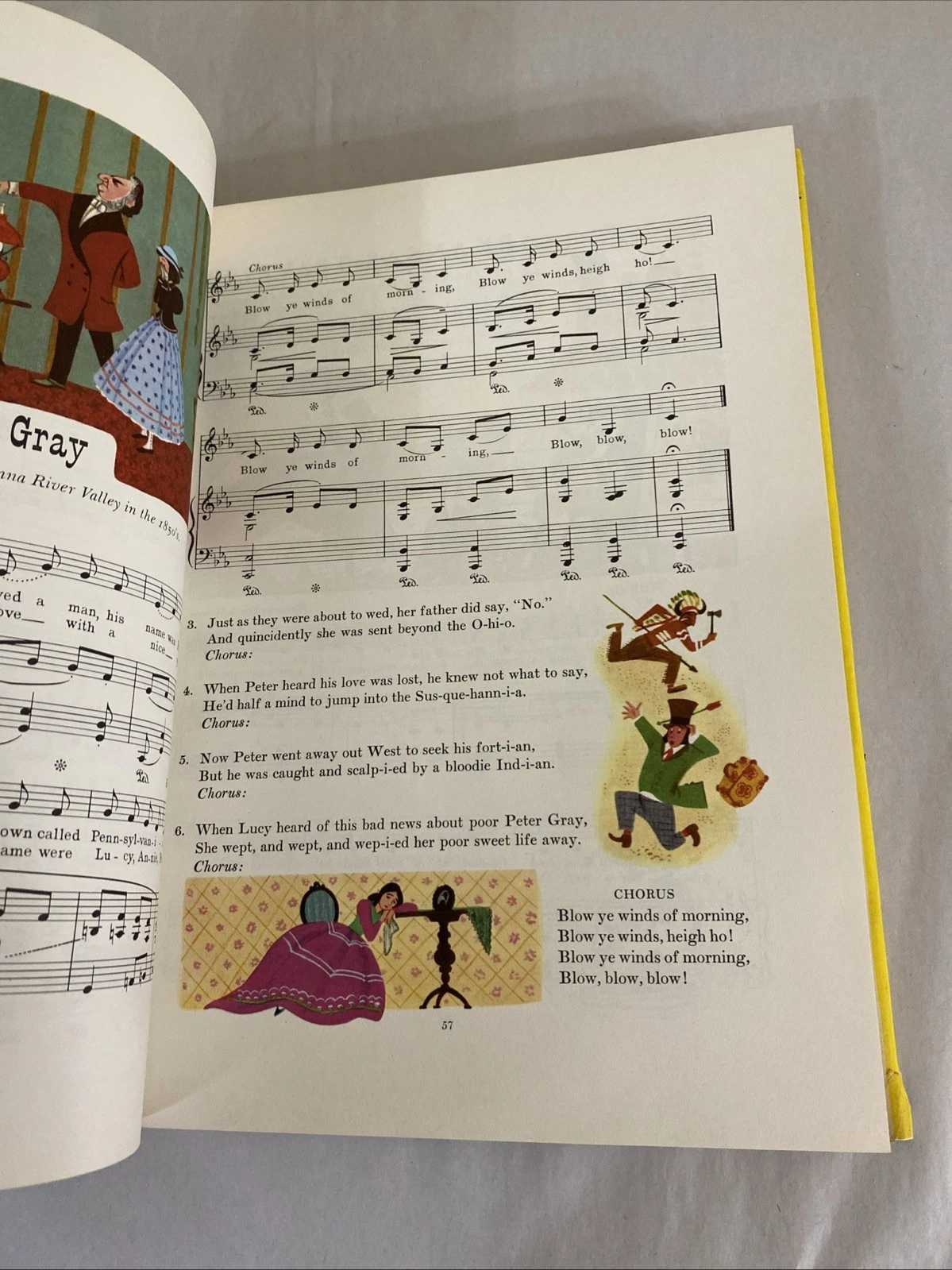 Fireside Book of Folk Songs 1947 Harvest Provensen Illus DJ Simon & Schuster - Image 7