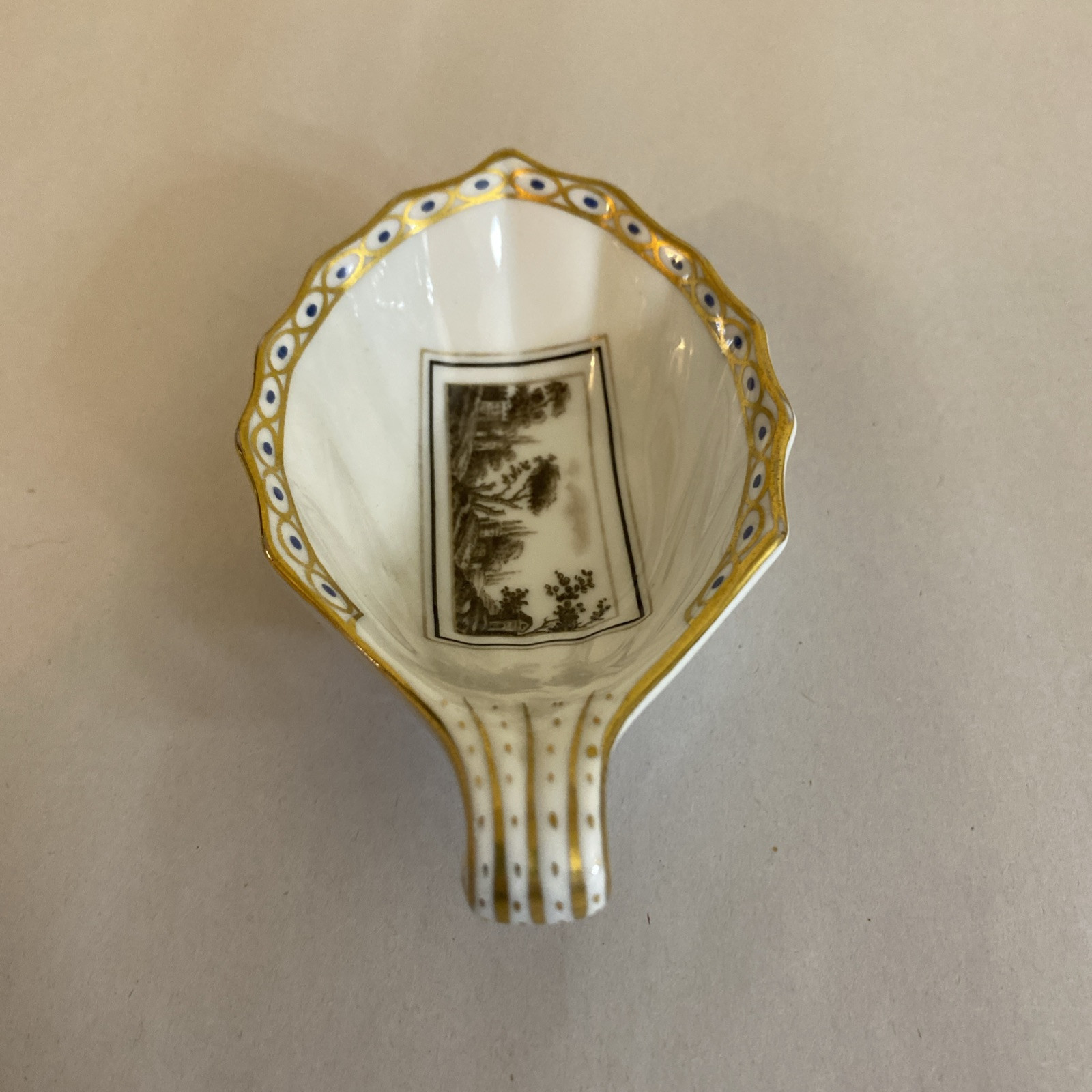 Richard Ginori Fiesole Impero Firenze Shell Shape Spoon Rest - Image 2