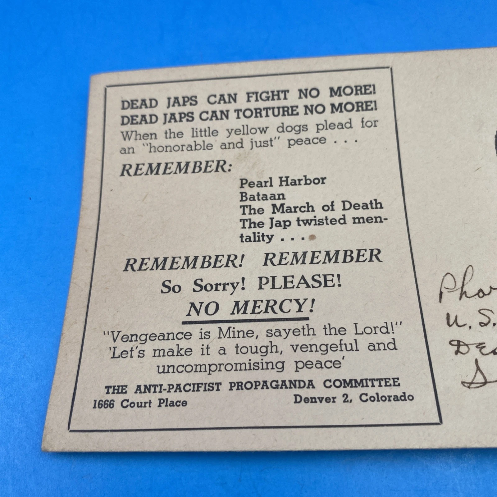 WWII Propaganda Cachet, RMS Rockland ME 1948, 3c Transcontinental Railroad - Image 2