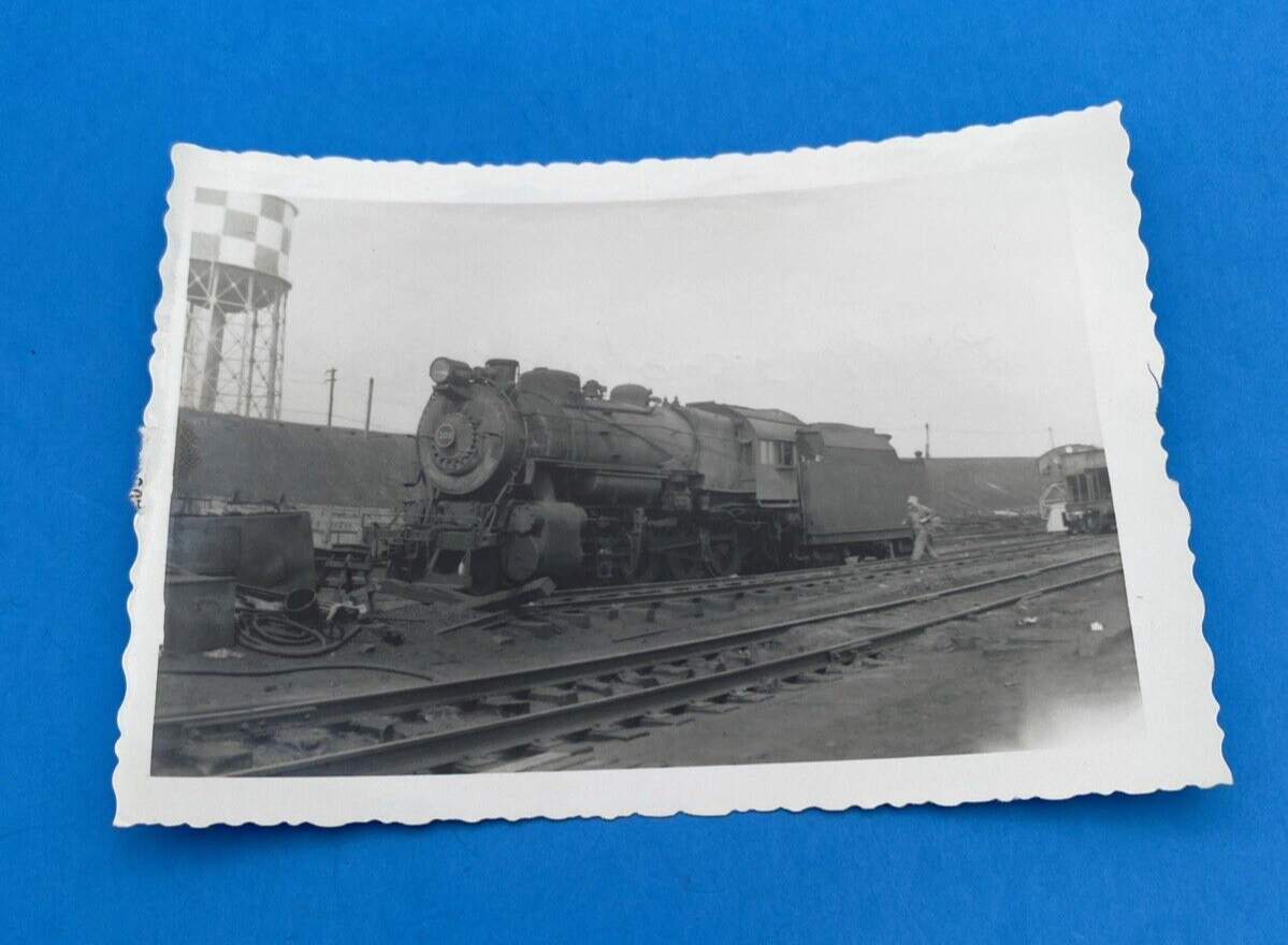 British Railways King Cross, Locomotive - Vintage Train Railroad Photo