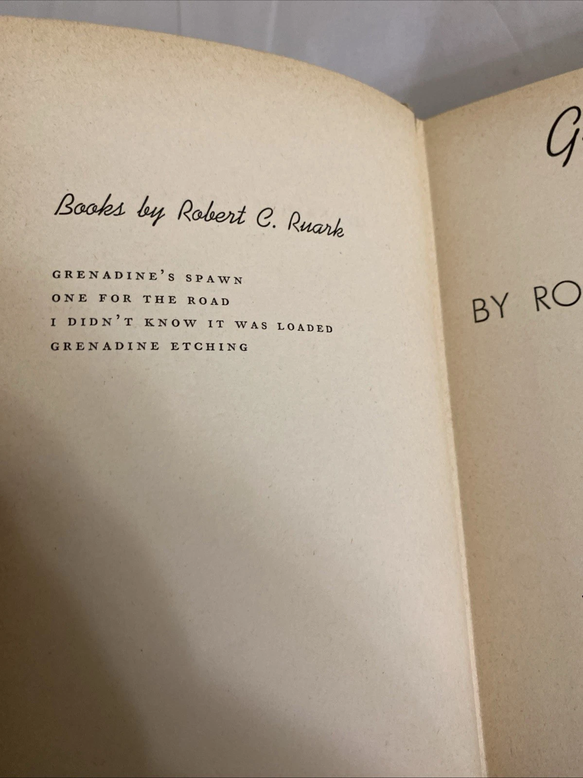 1952 Grenadine's Spawn Ruark First Edition Doubleday $3.50 DJHC Satire Novel VTG - Image 3