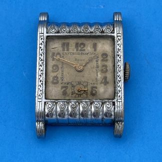 Art Deco Men's Beguelin 1920s Nickel Chrome WS Watch
