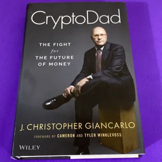 Signed CryptoDad J Christopher Giancarlo HC DJ 2021 Crypto Regulation Book Wiley