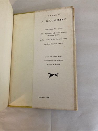 The Fourth Way - P.D.Ouspensky- 1968- 4th printing - Image 8