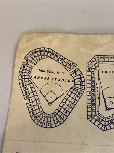 1953 Brooklyn Dodgers / New York Yankees / New York Giants Schedule - Image 3