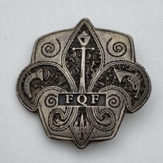 Silver French Quarter Festival FQF Pin Brooch New Orleans