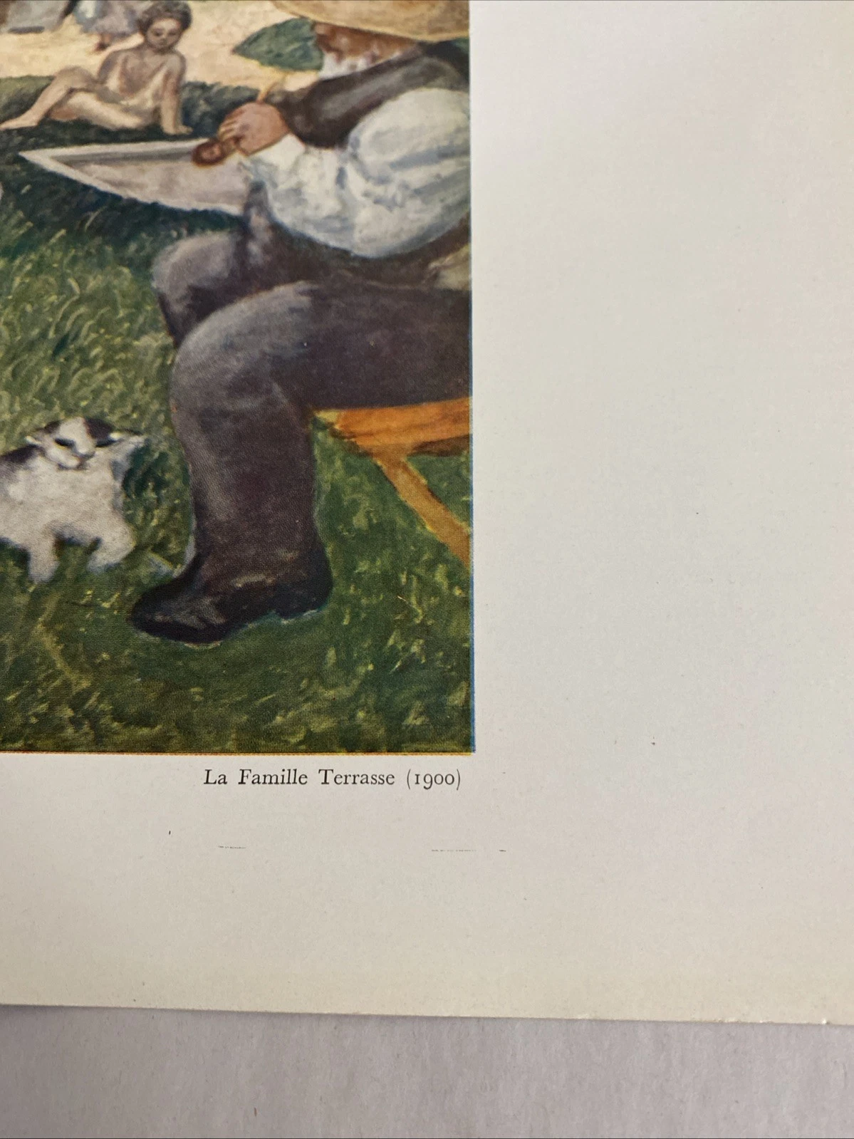 1939 Verve Bonnard La Famille Terrasse color gravure bifolio w/ Braccelli & Goya - Image 4