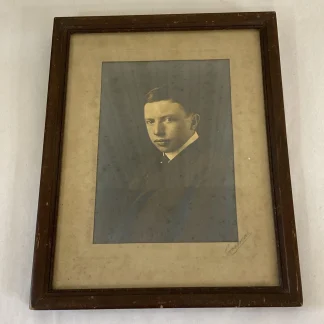 c.1905–1915 Cabinet Portrait, Gelatin Silver, Signed Grossman, Framed 8x10 Photo
