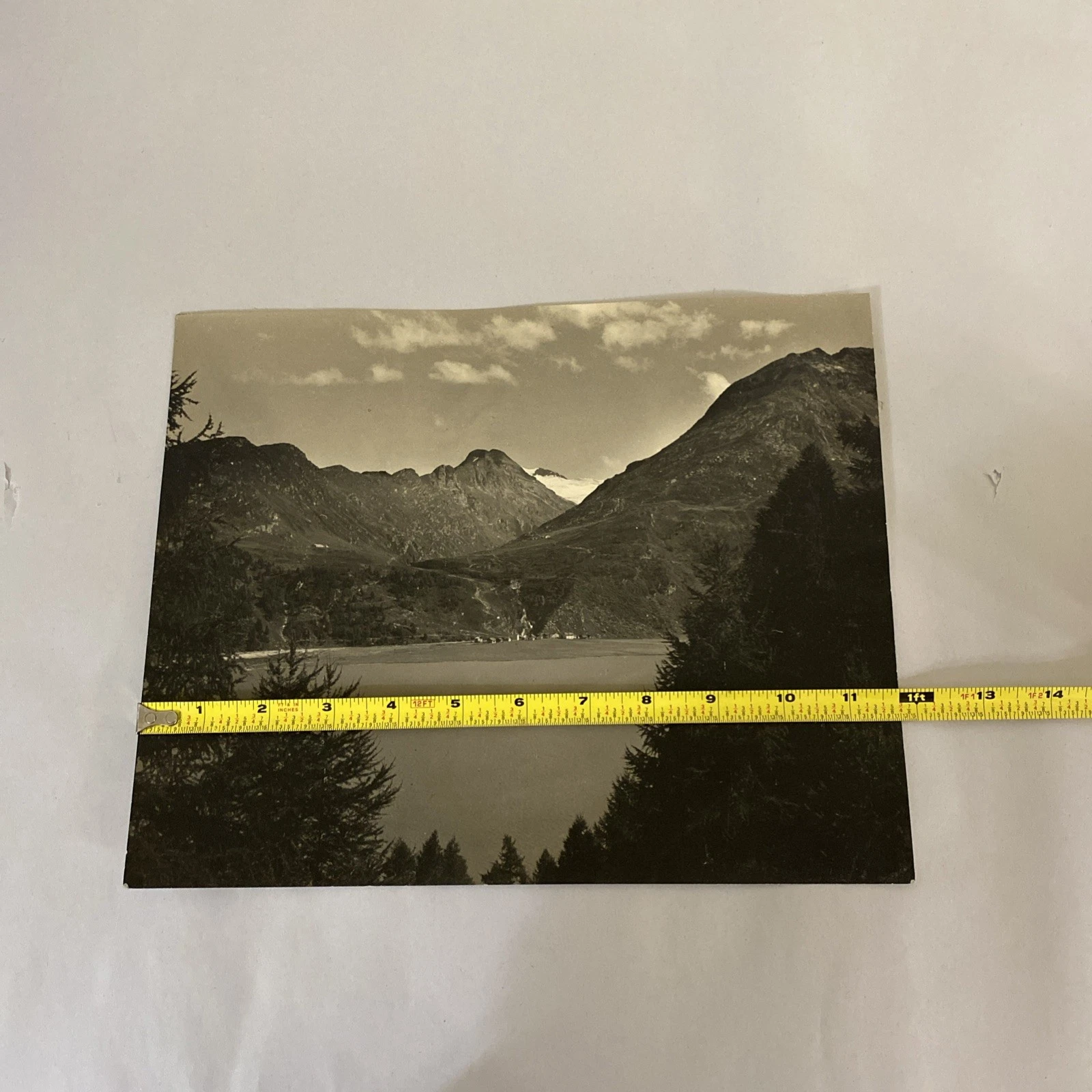 Lago di Montespluga, Splügen Pass—Casa Cantoniera Stuetta, vintage photo c.1930s - Image 6