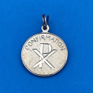 Creed Sterling Religious Confirmation Medal Pendant Charm