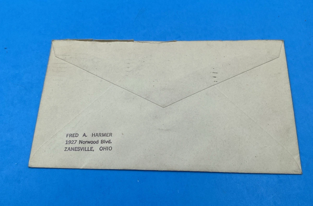 1944 Zanesville OH WW2 Patriotic Cover “Our G.I. Joe’s” FAH-6 Win the War 905 CV - Image 4