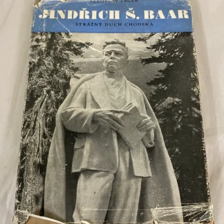 1948 Jindrich S. Baar Strazny Duch Chodska Czech Book DJ Museum Stamp
