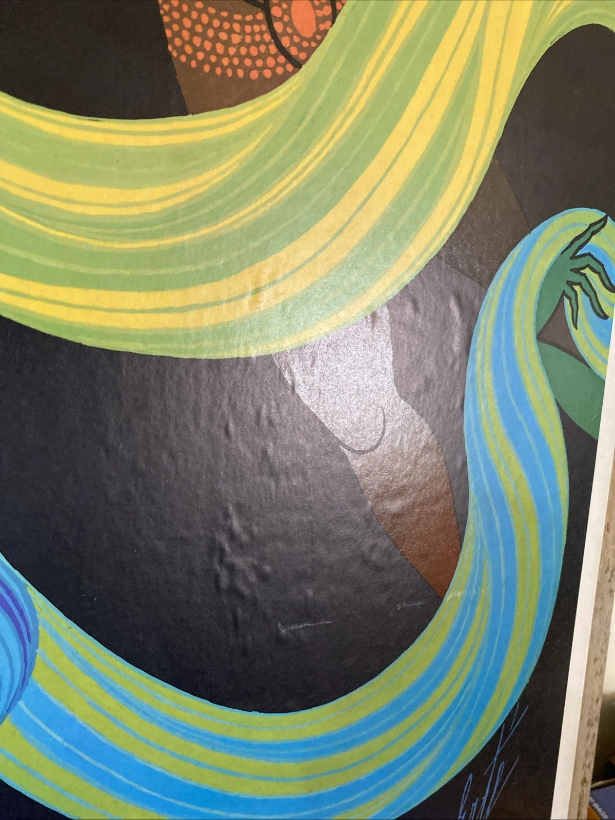 1968 Erté Lyric Opera 68 Vintage Original Chicago Poster Mounted to Board - Image 7