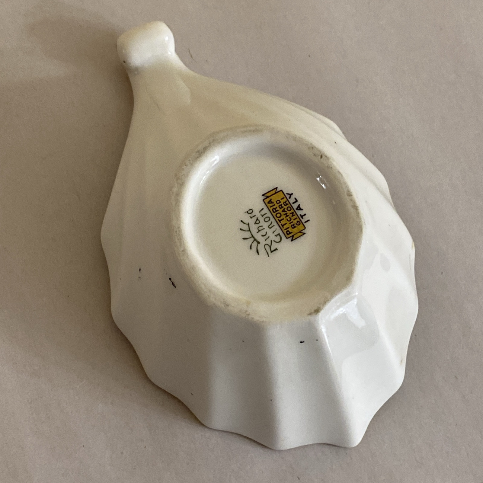 Richard Ginori Fiesole Impero Firenze Shell Shape Spoon Rest - Image 8