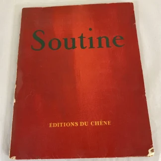 1945 Soutine by R. Cognat, Paris Editions du Chêne, Ltd Ed No. 122/200