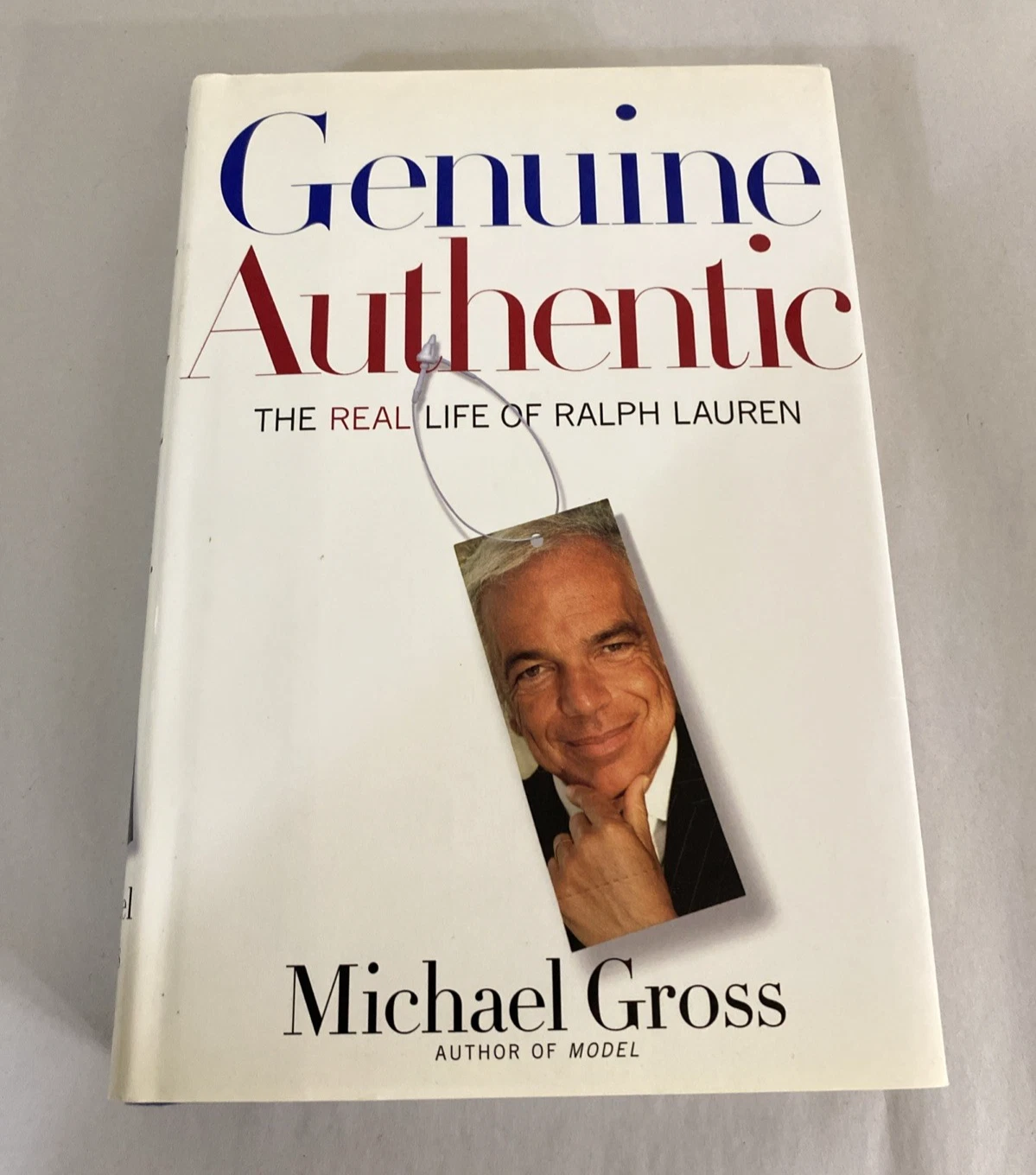 Signed 1st/1st Genuine Authentic Michael Gross Ralph Lauren Biography HC DJ 2003