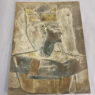 Verve 1939 Egyptian bas-reliefs bifolium two color plates + Boreux/Alain
