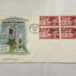 Civil War Final Encampment Grand Army Of The Republic GAR 1949 1st Day Cover