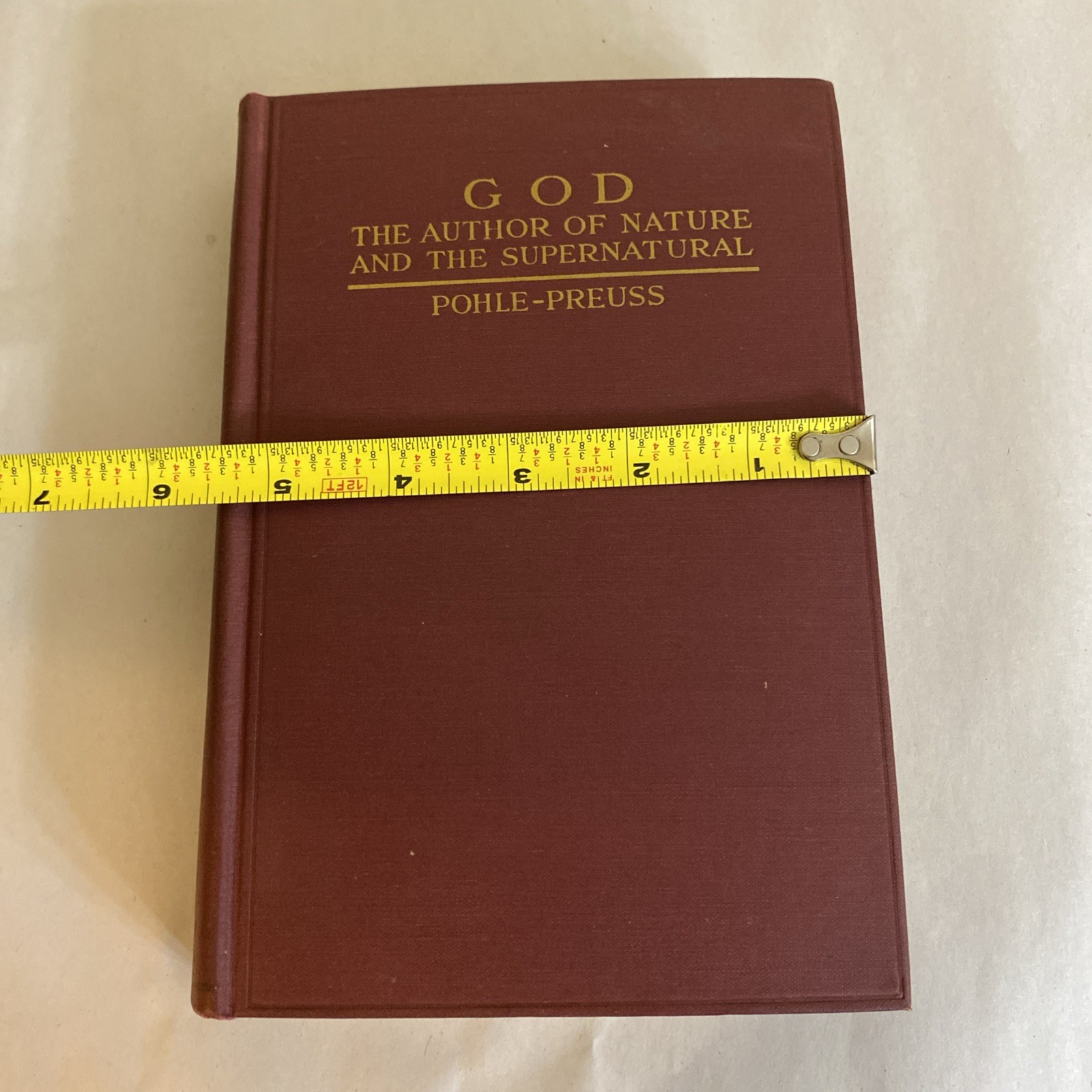 God, The Author Of Nature And The Supernatural Joseph Pohle 1945 Arthur Preuss - Image 11