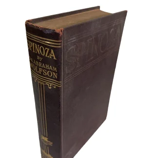 Spinoza A Life of Reason 1932 1st ed Wolfson publisher inscription HC philosophy