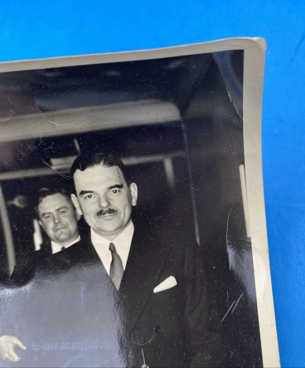 Governor Thomas E. Dewey 7x9 Original Photo with Uniformed Escort Historic Image - Image 3