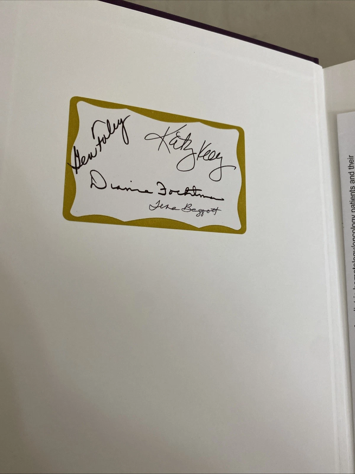 Signed 4th Ed. Nursing Care of Children & Adolescents with Cancer (2011) - Image 3