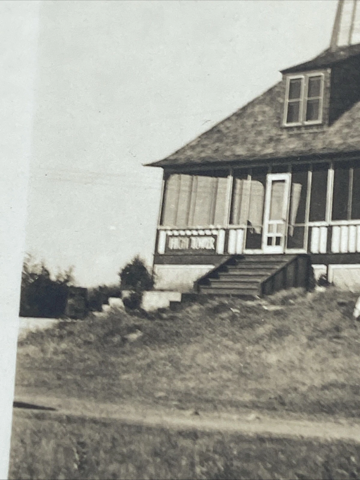 1947 Wilbraham Mountain High Tower MA Coca-Cola RPPC Real Photo Postcard - Image 4